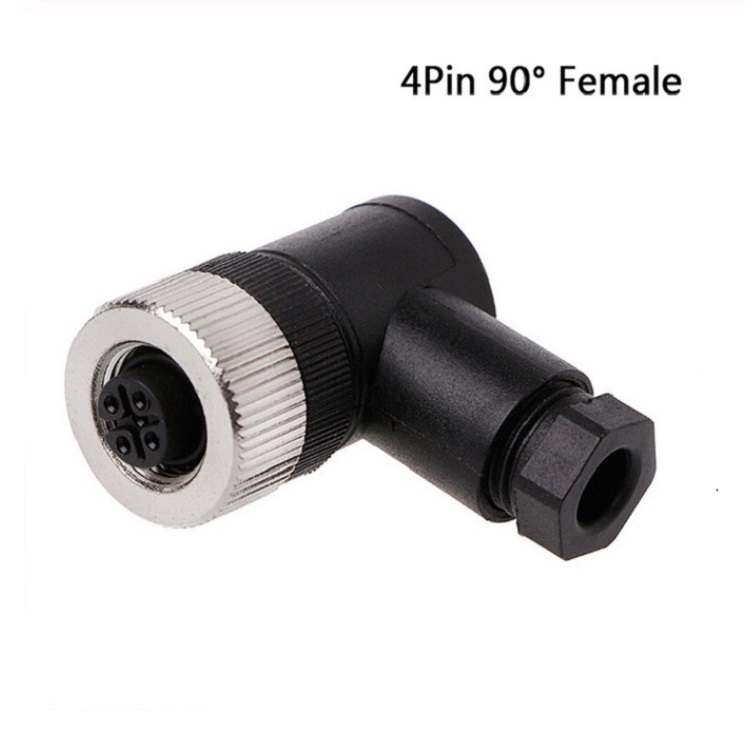 M12 4P 90 angle female