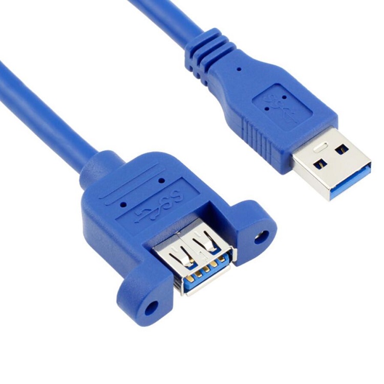 USB 3.0 Panel mount cable