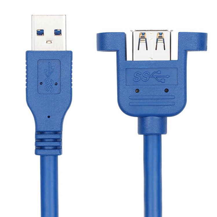 USB 3.0 Panel mount cable