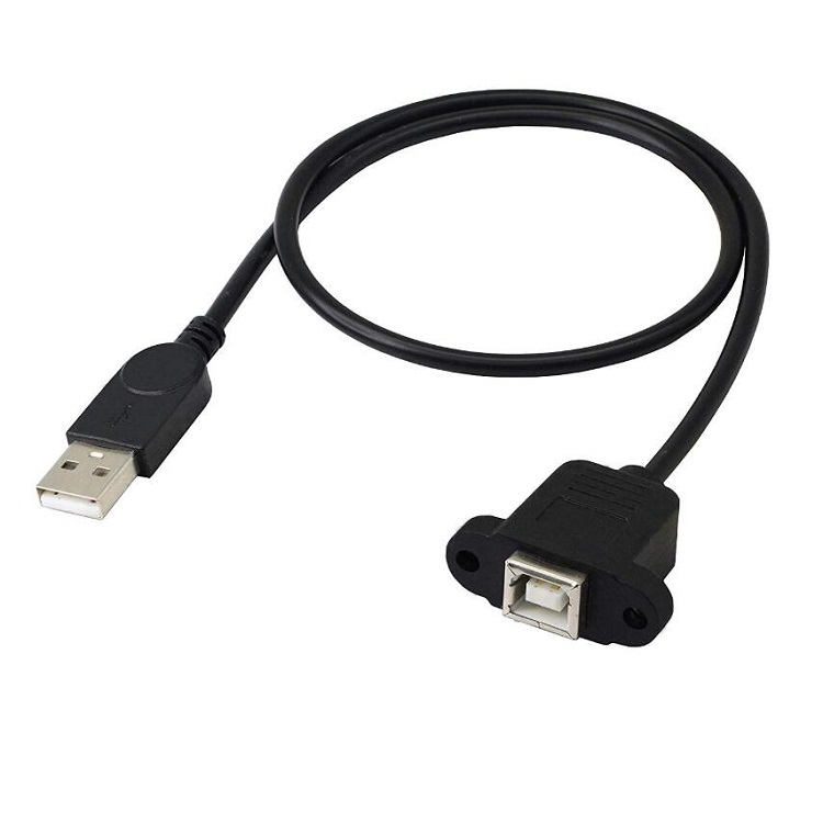 USB 2.0 Panel mount cable